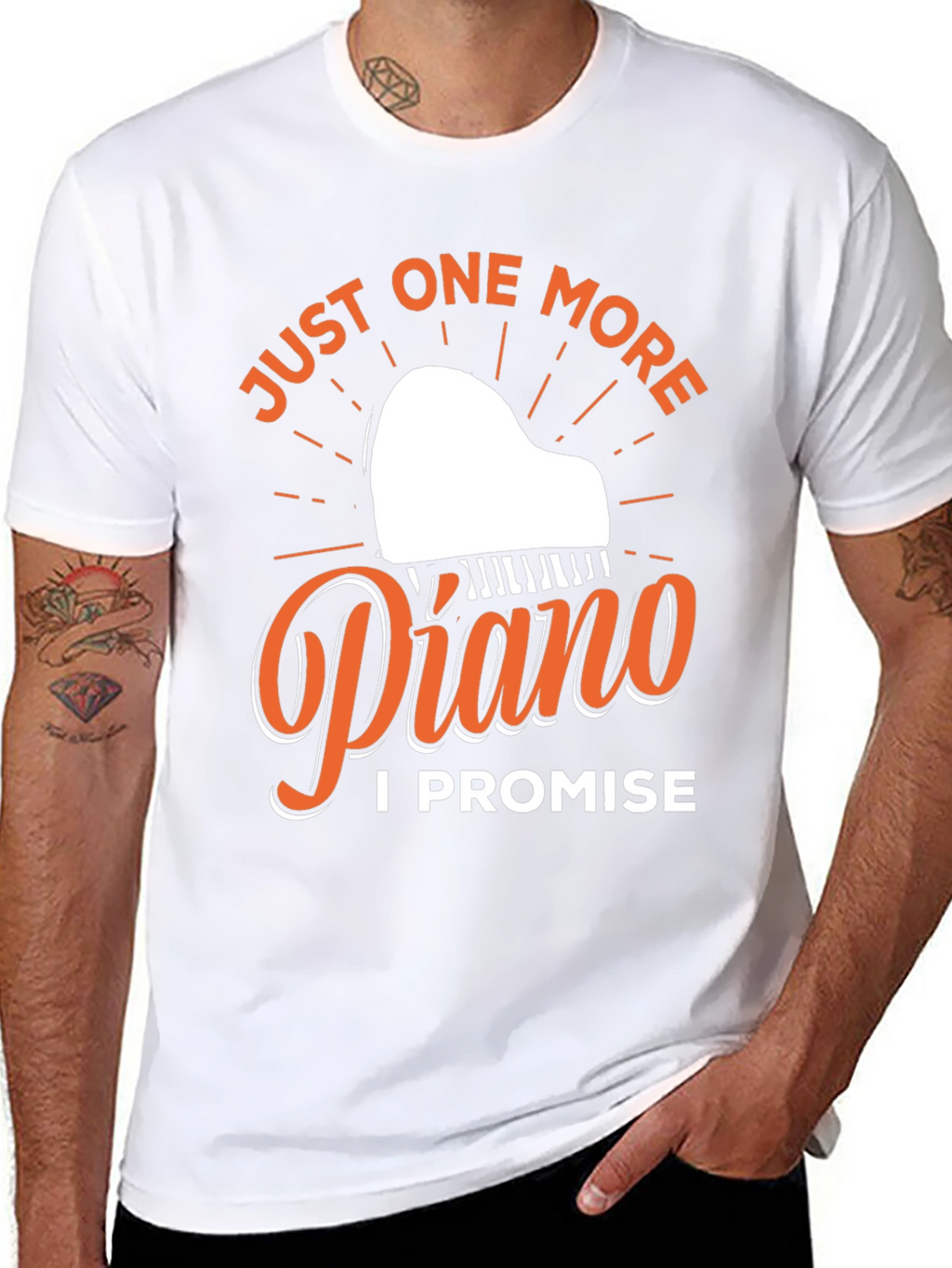 Just One More Piano T-Shirt - Musician Gift