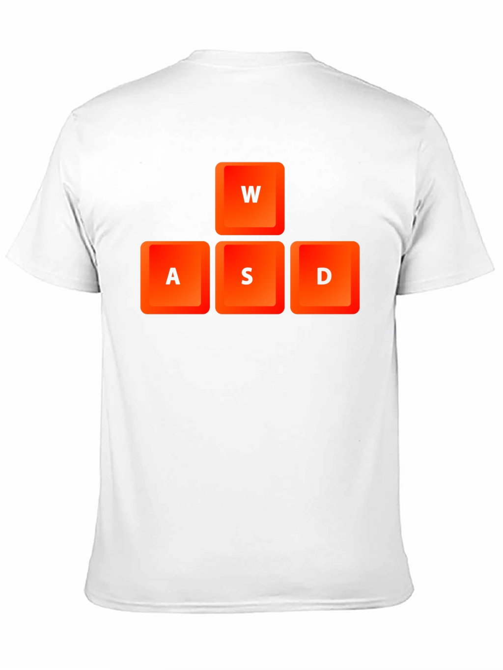 Gamer WASD Keys Black T-Shirt