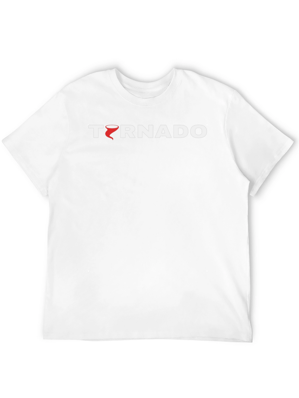 Tornado Graphic Print Black T-Shirt