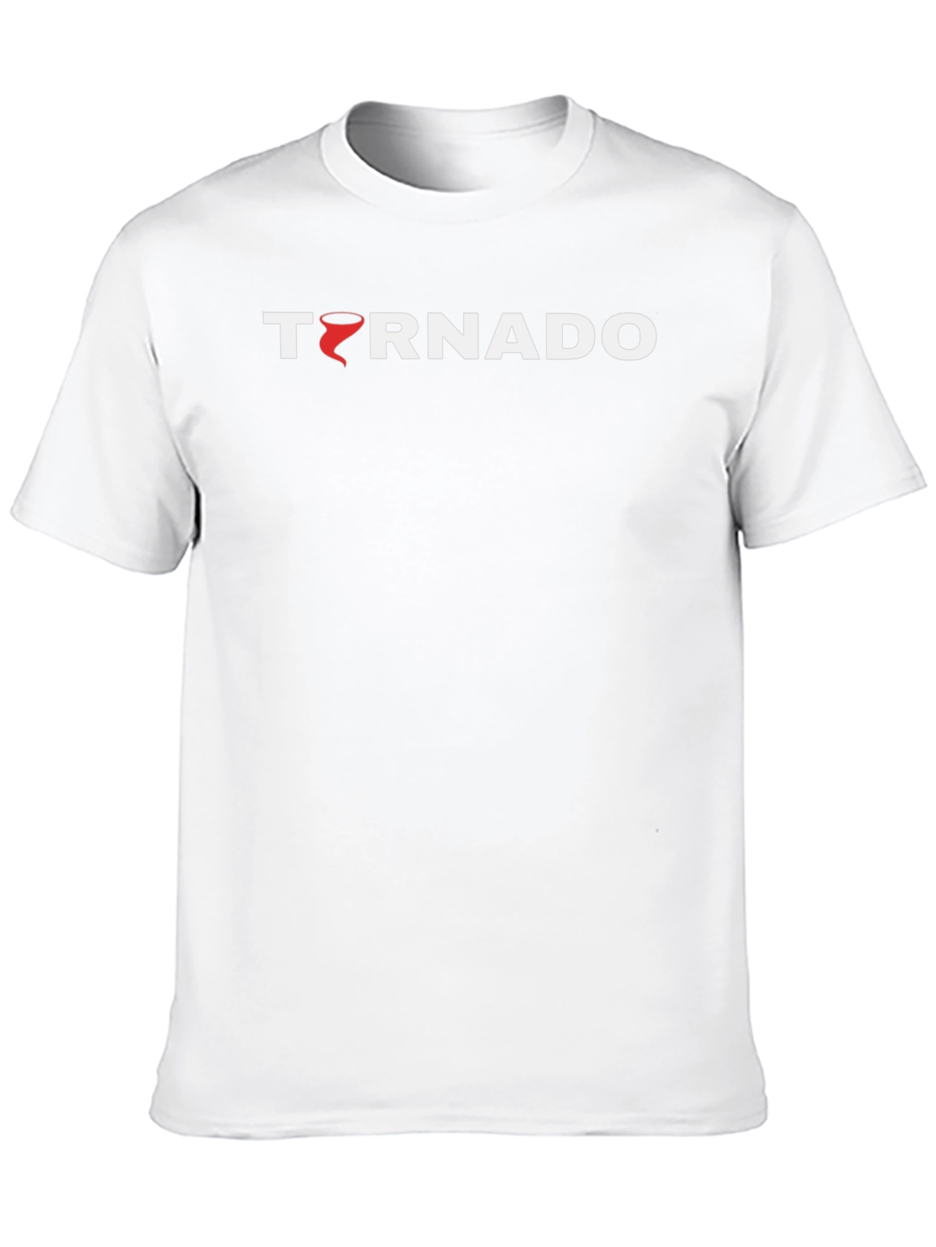 Tornado Graphic Print Black T-Shirt