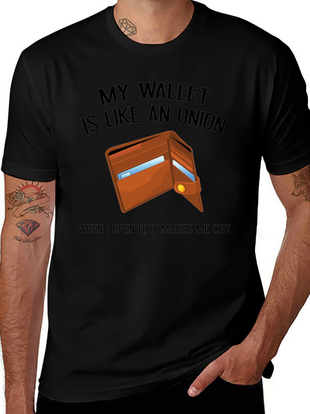 Wallet Onion T-Shirt - Funny Sarcastic Tee
