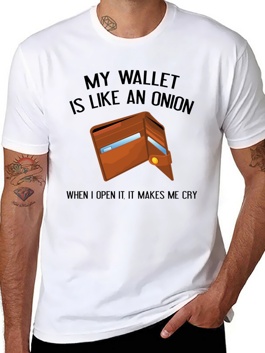 Wallet Onion T-Shirt - Funny Sarcastic Tee