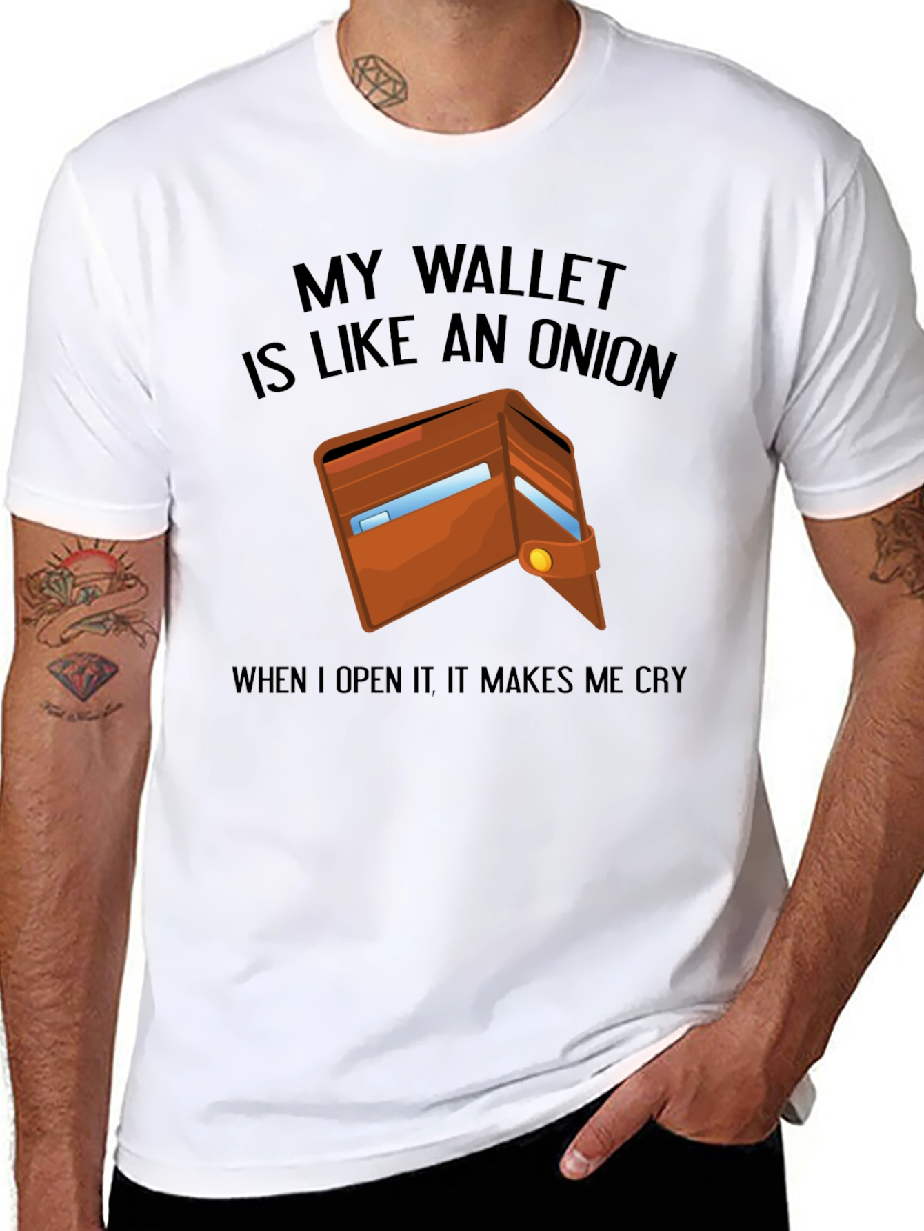 Wallet Onion T-Shirt - Funny Sarcastic Tee