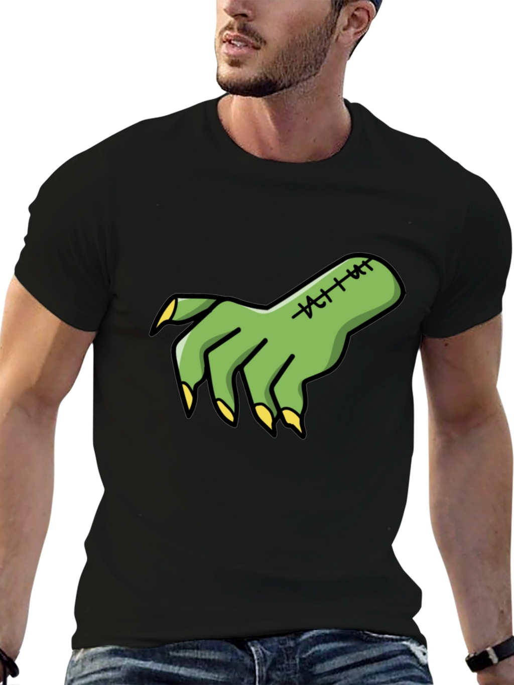 Zombie Hand Graphic Tee - Halloween T-Shirt