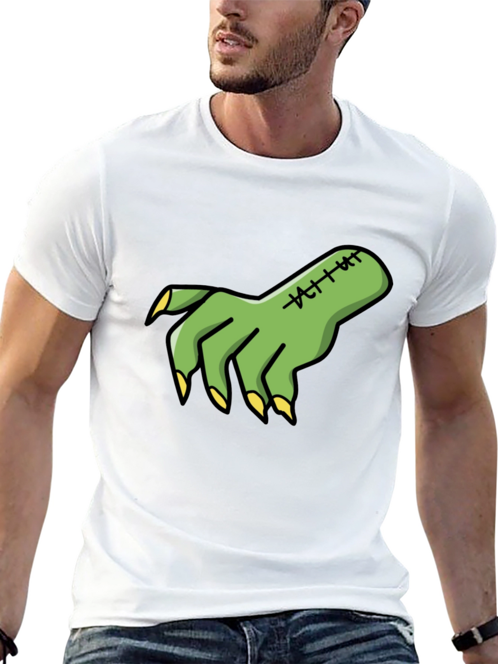 Zombie Hand Graphic Tee - Halloween T-Shirt