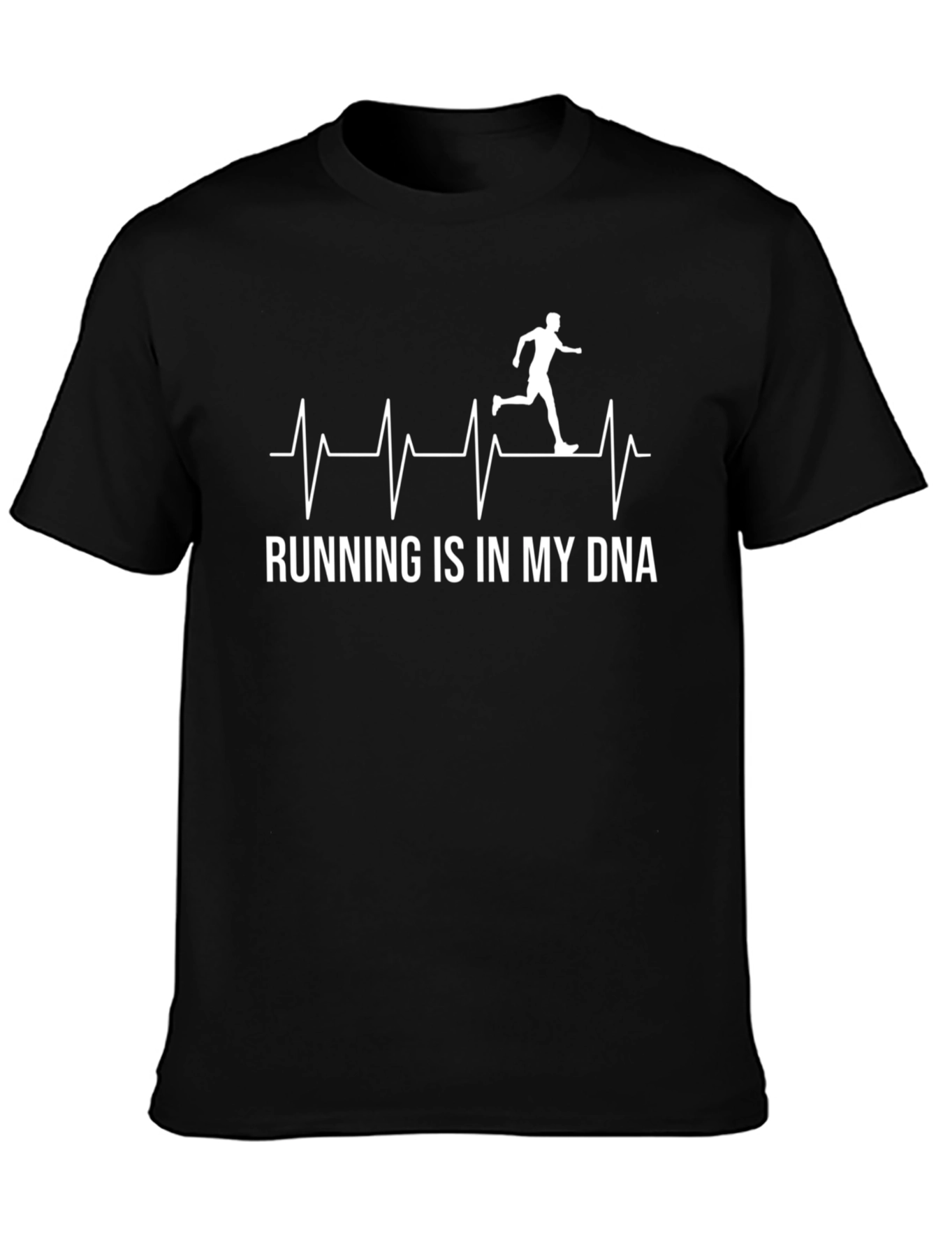 Running Is In My DNA T-Shirt - Runner Heartbeat Tee