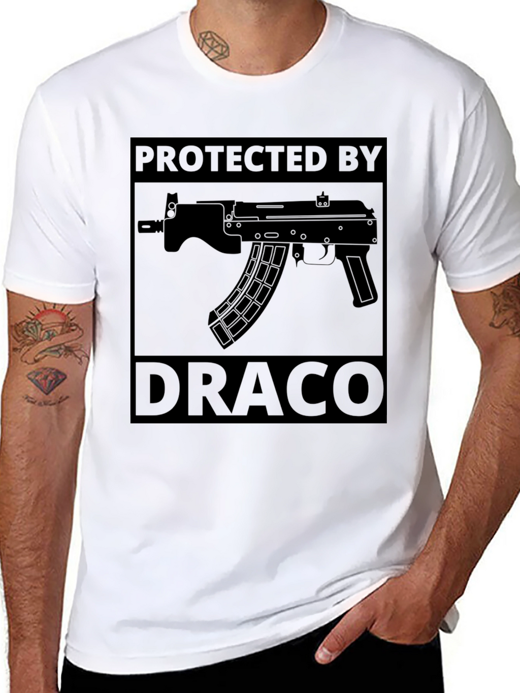 Protected by Draco T-Shirt - Black