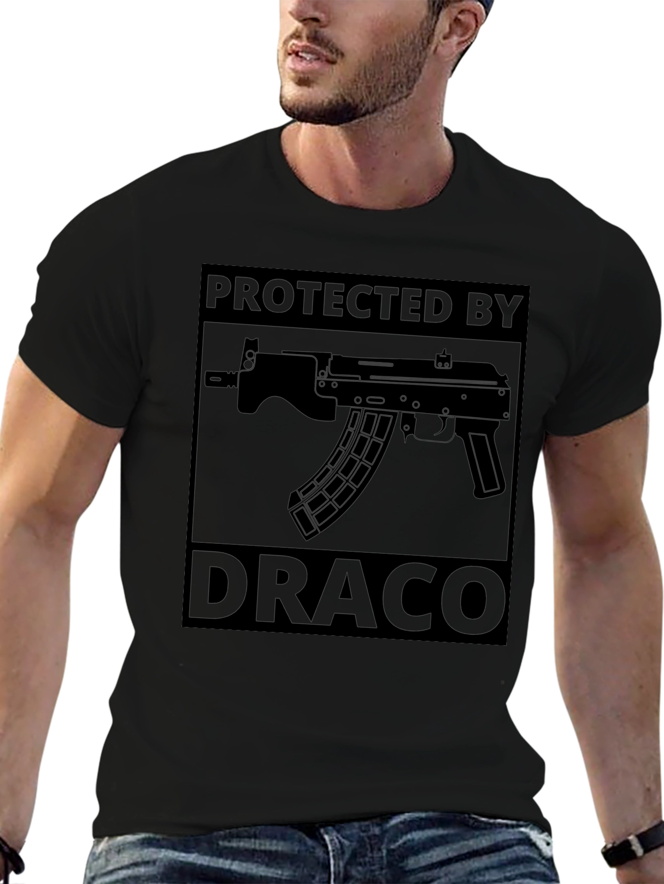 Protected by Draco T-Shirt - Black