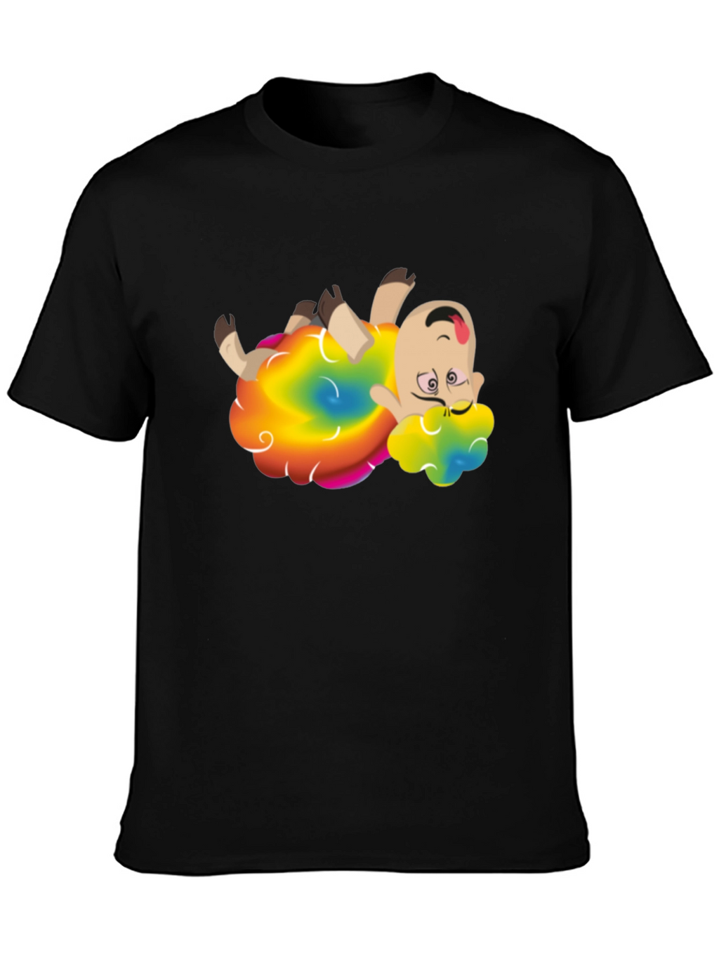 Rainbow Sheep Cartoon Graphic Tee - Unisex