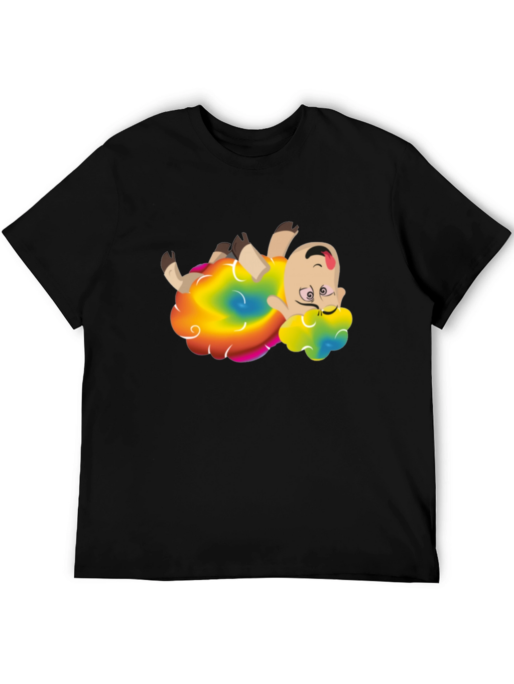 Rainbow Sheep Cartoon Graphic Tee - Unisex