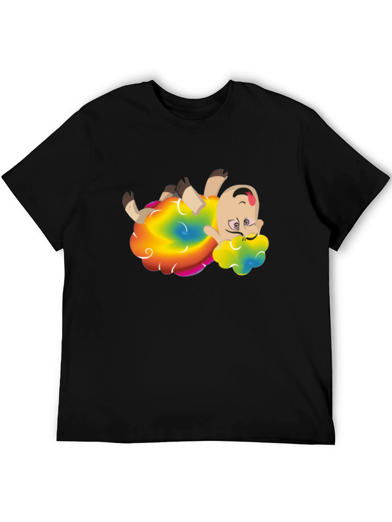 Rainbow Sheep Cartoon Graphic Tee - Unisex