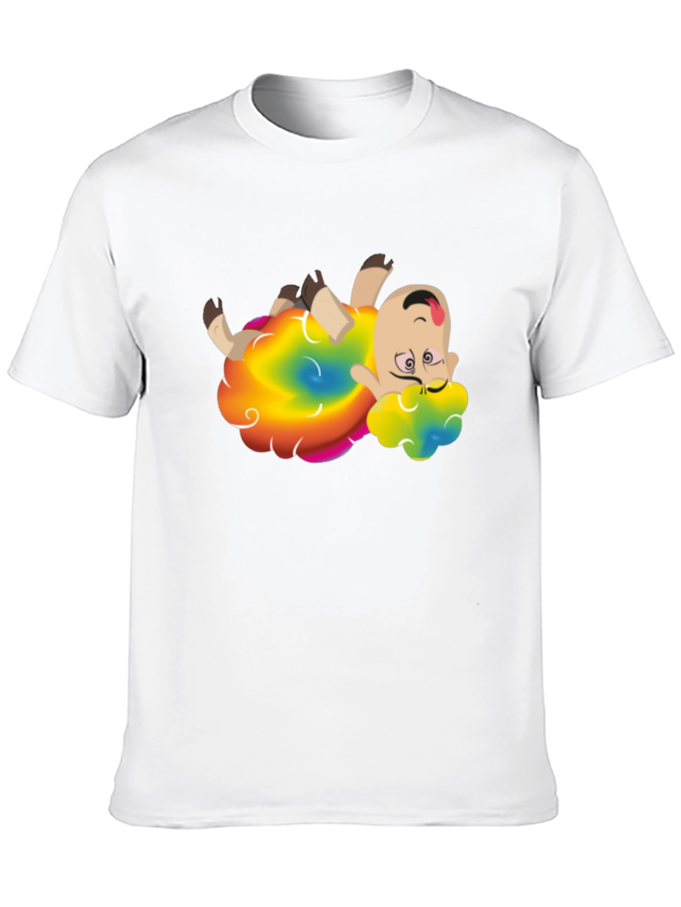 Rainbow Sheep Cartoon Graphic Tee - Unisex