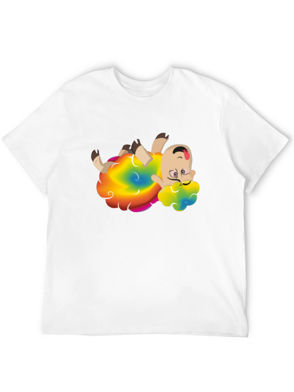 Rainbow Sheep Cartoon Graphic Tee - Unisex
