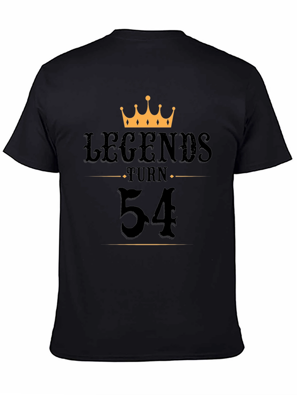 Legends Turn 54 Black Graphic Tee