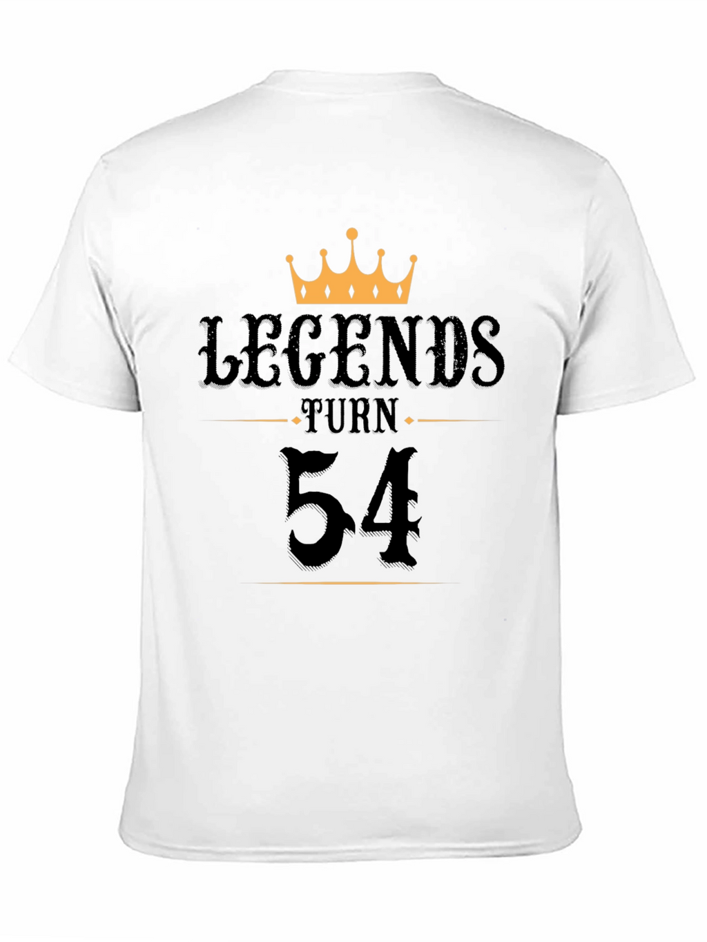 Legends Turn 54 Black Graphic Tee