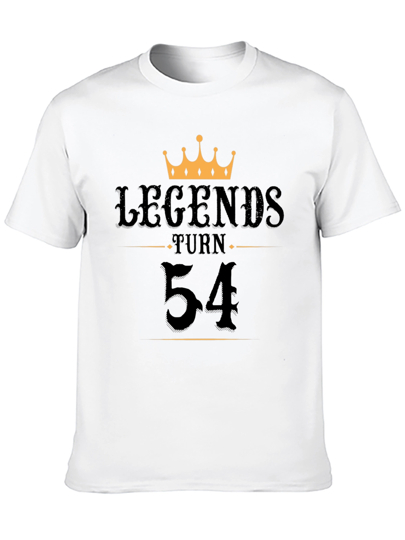 Legends Turn 54 Black Graphic Tee