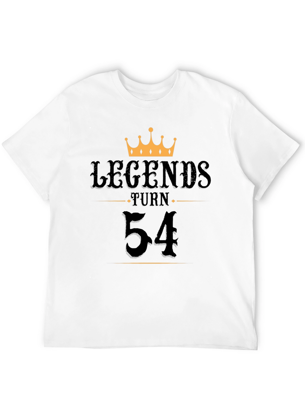 Legends Turn 54 Black Graphic Tee