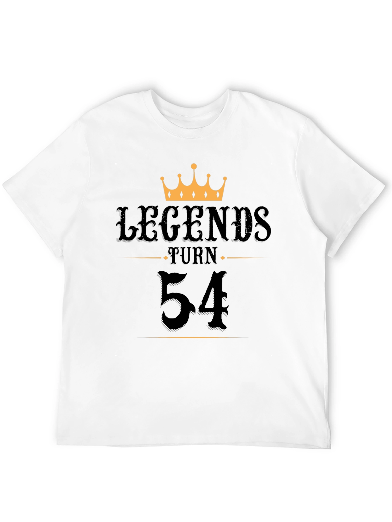 Legends Turn 54 Black Graphic Tee