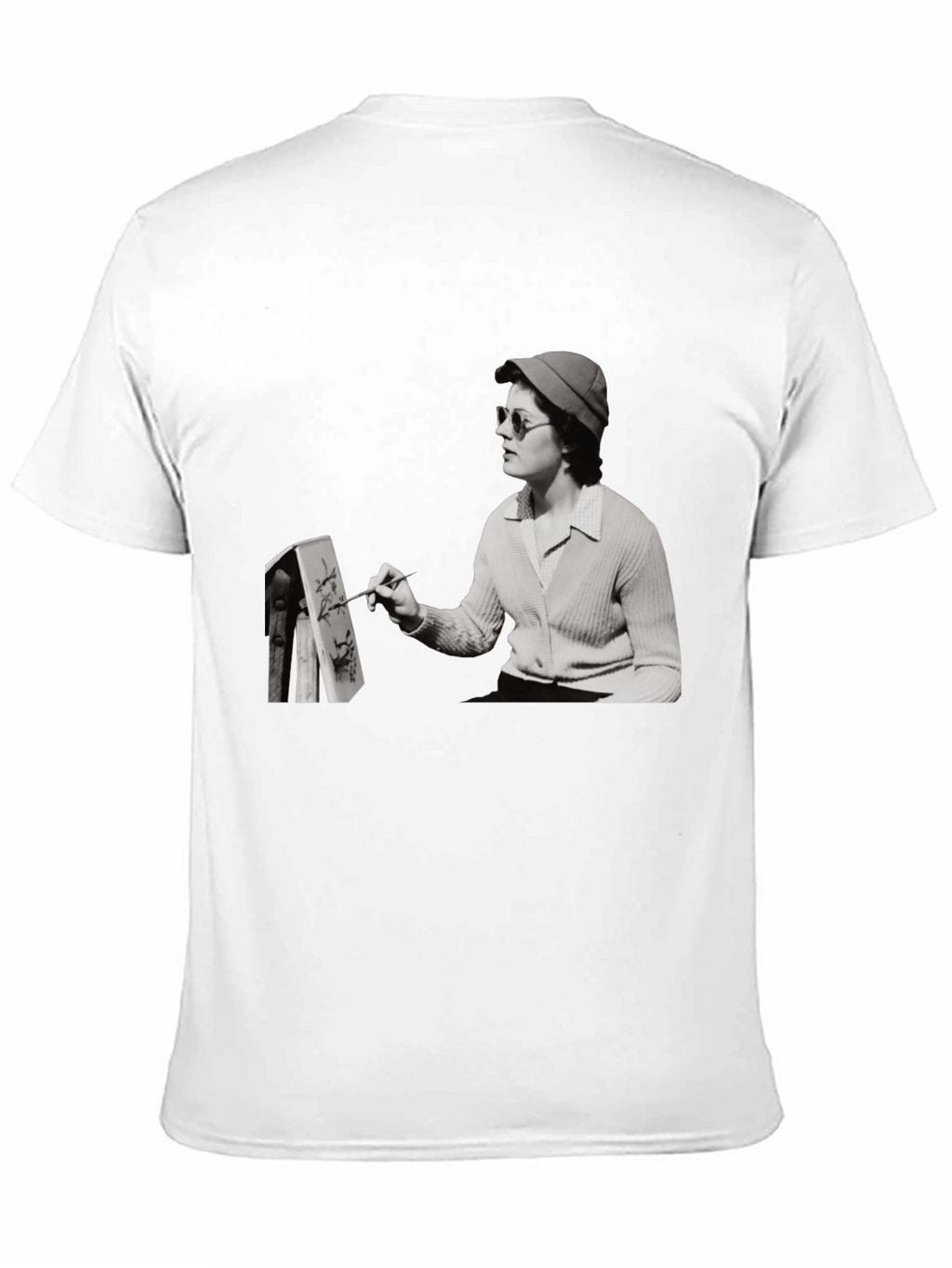 Artist Painting Unisex Black T-Shirt
