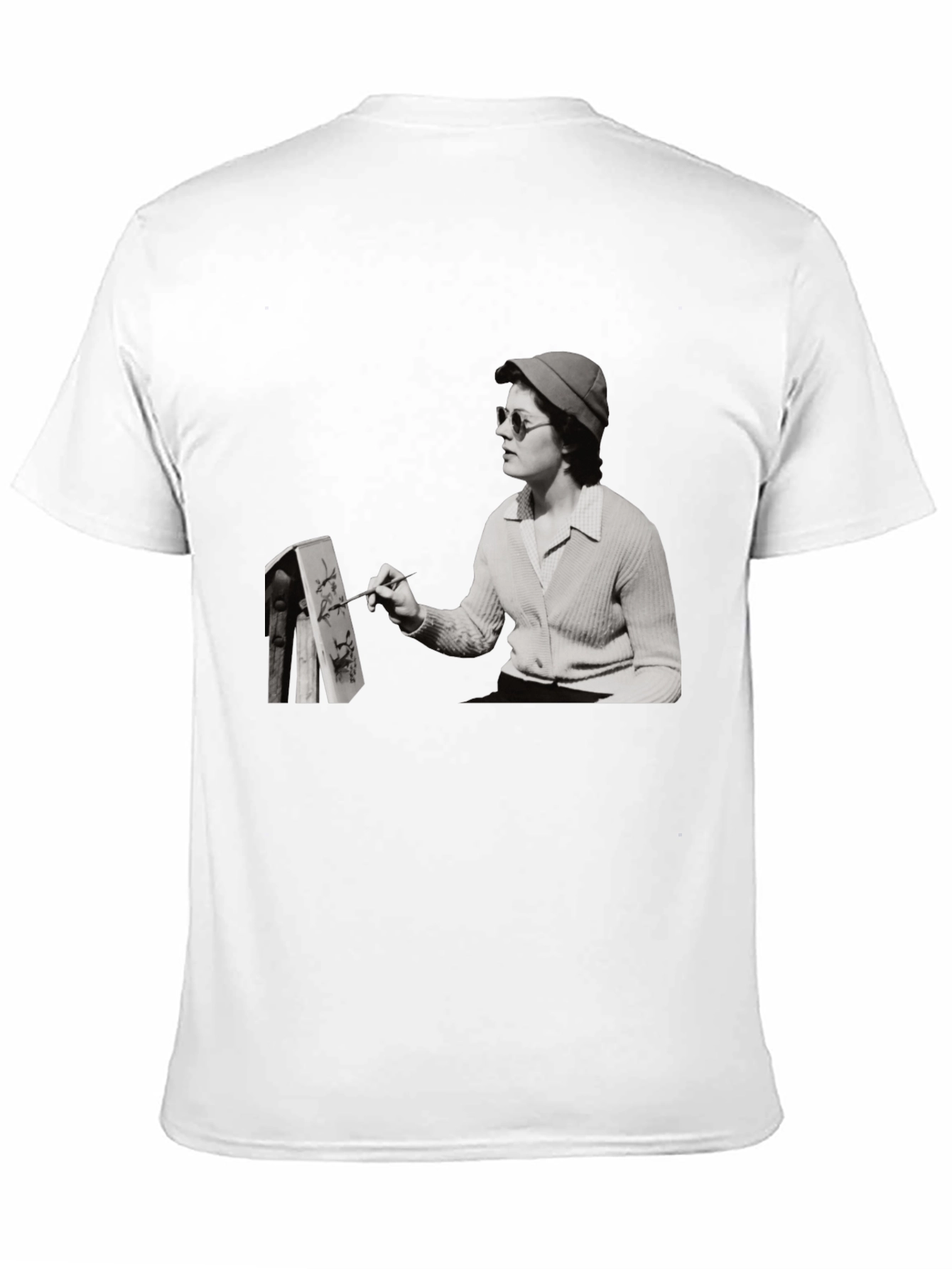 Artist Painting Unisex Black T-Shirt