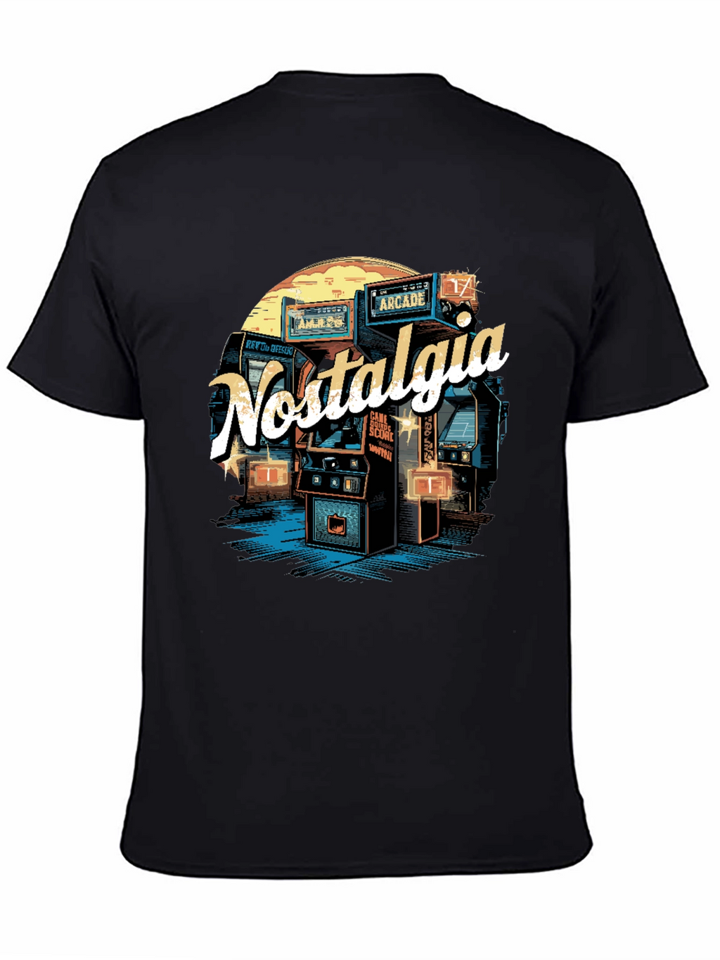 Nostalgia Arcade T-Shirt - Retro Gaming Style