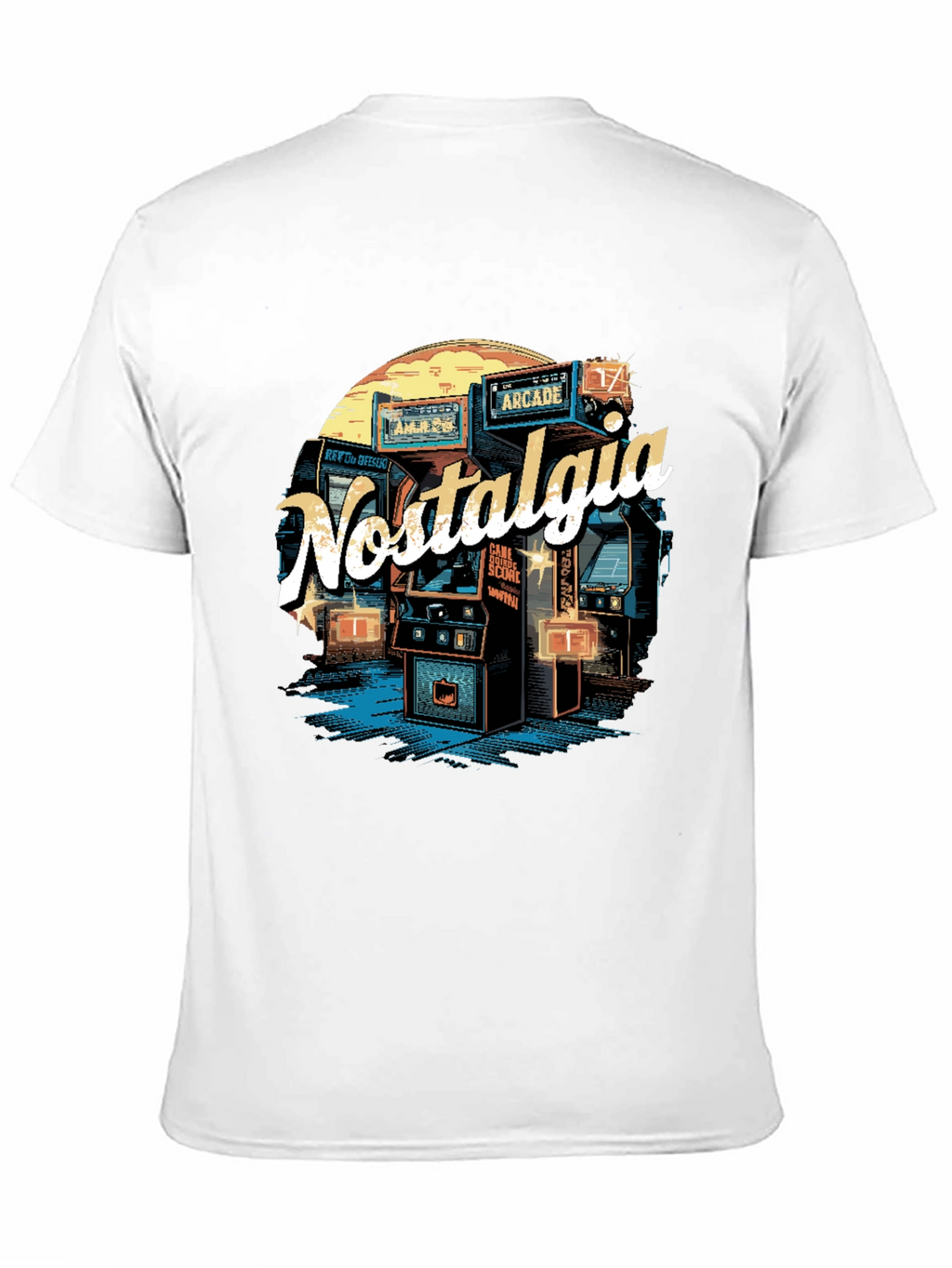Nostalgia Arcade T-Shirt - Retro Gaming Style