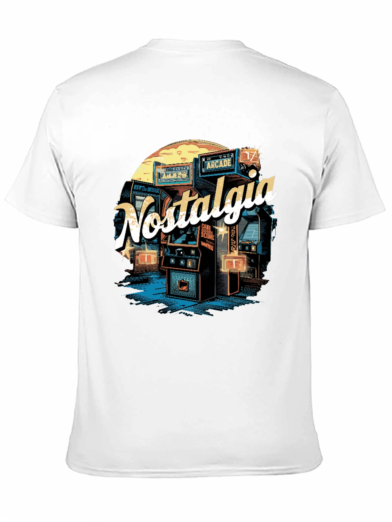 Nostalgia Arcade T-Shirt - Retro Gaming Style