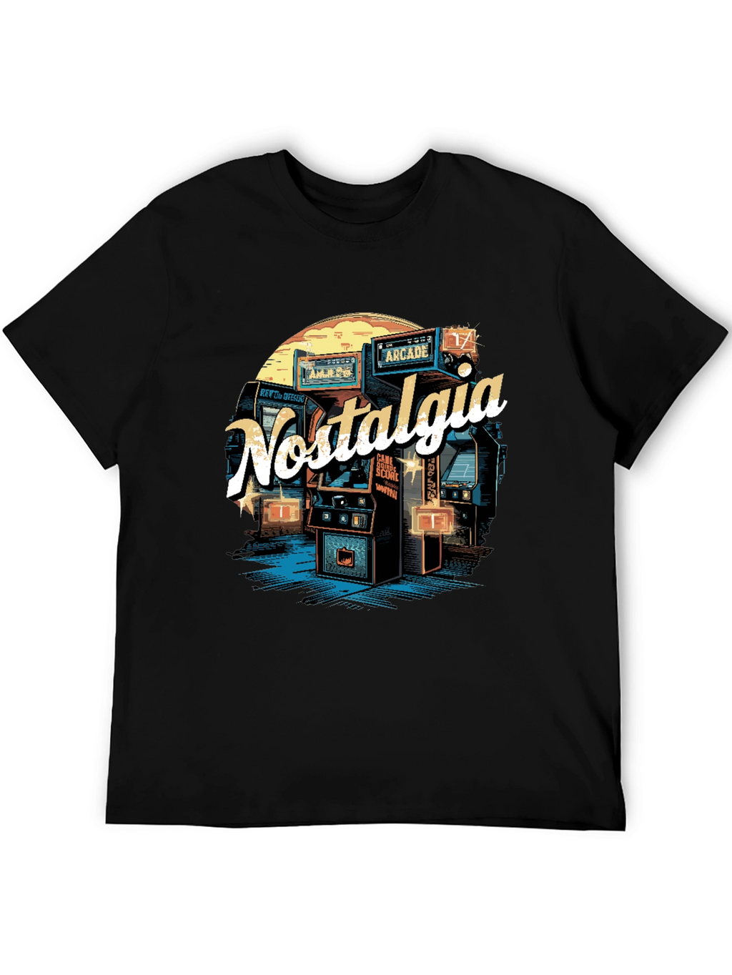 Nostalgia Arcade T-Shirt - Retro Gaming Style