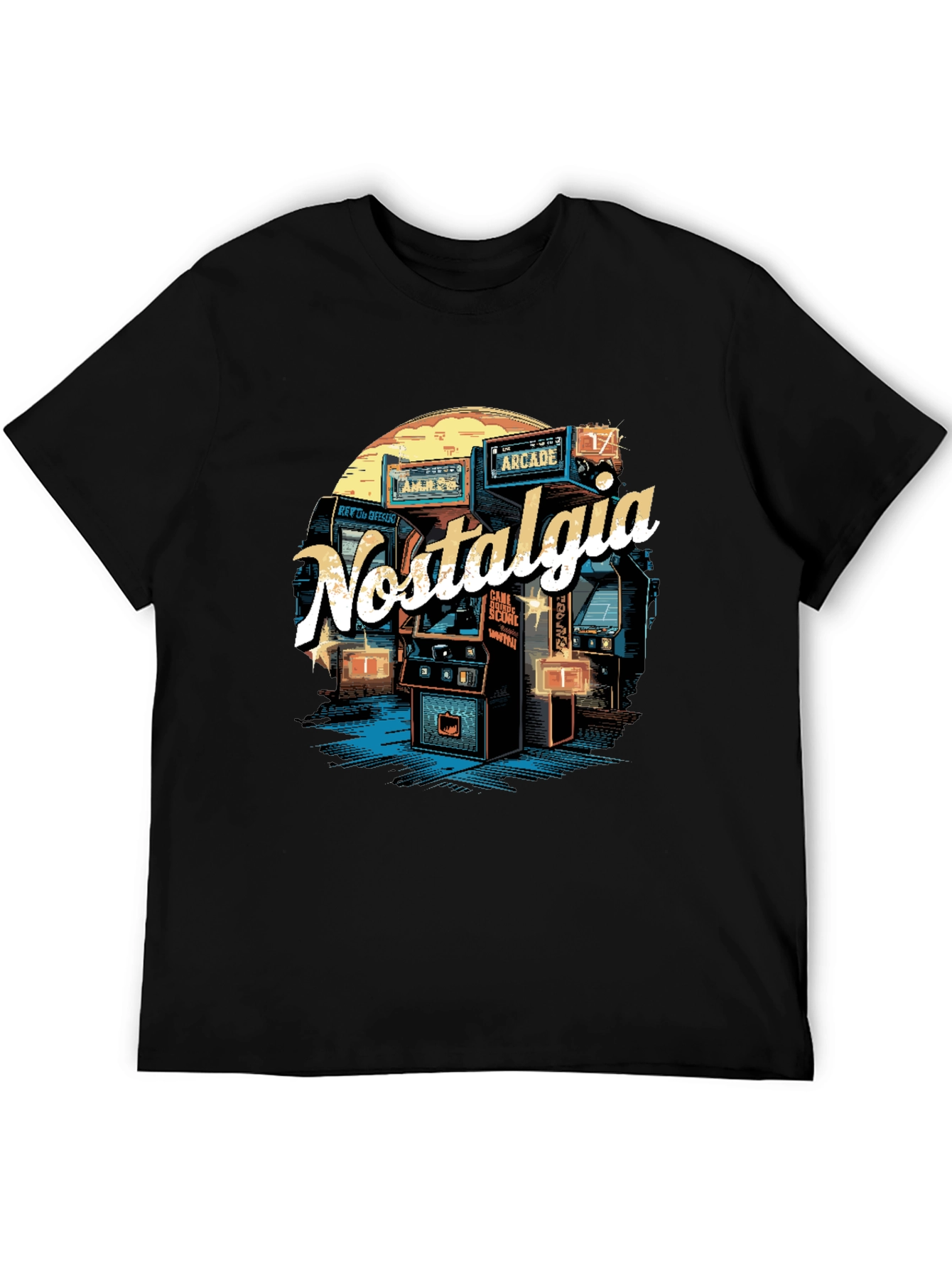 Nostalgia Arcade T-Shirt - Retro Gaming Style