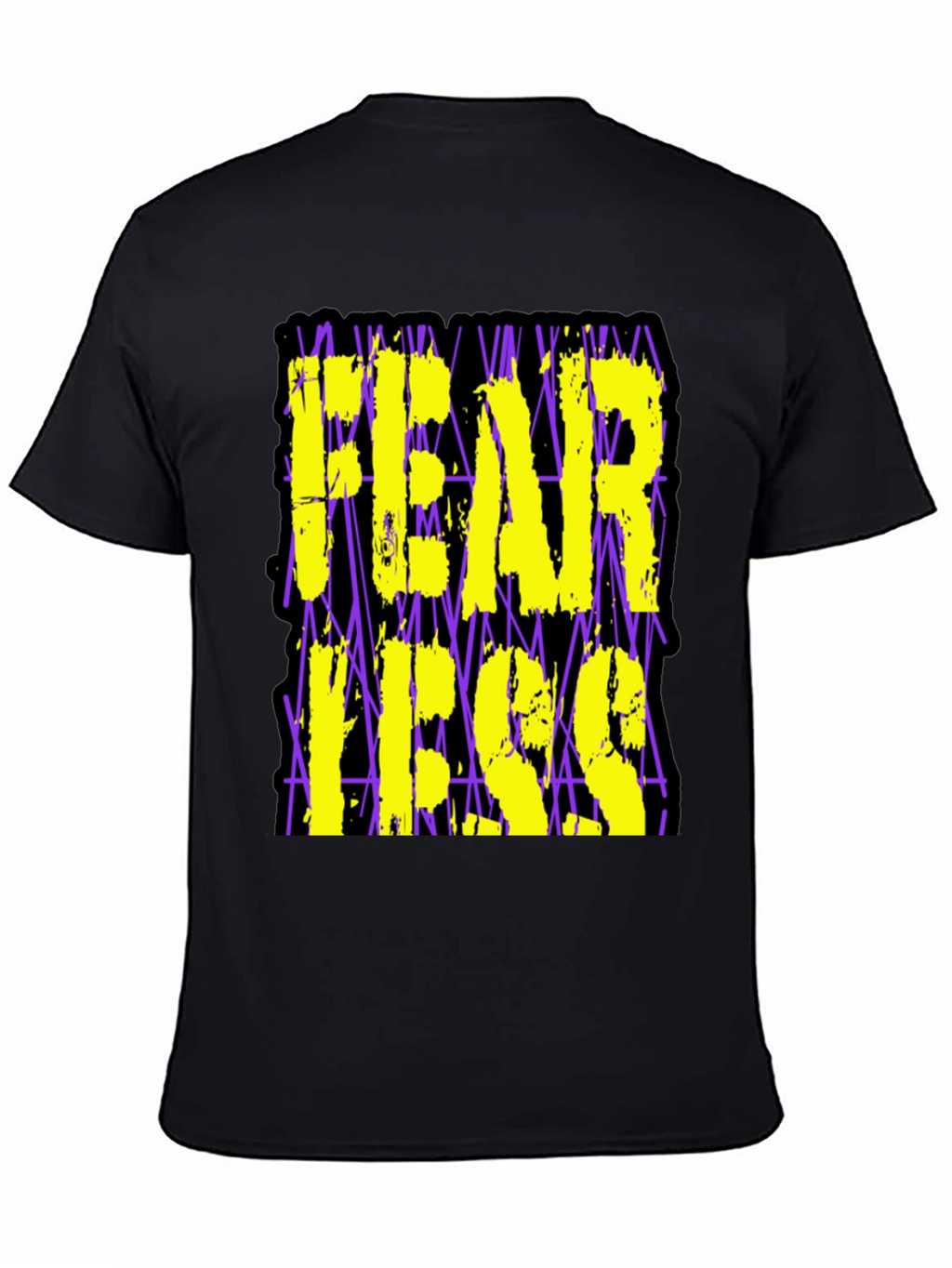 Fearless Graphic Print Black T-Shirt