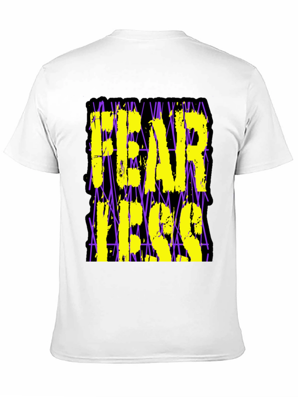 Fearless Graphic Print Black T-Shirt