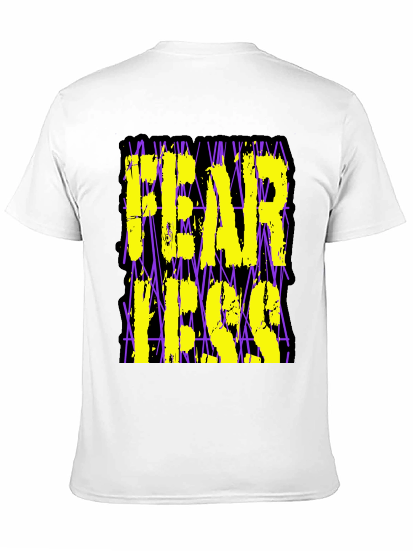 Fearless Graphic Print Black T-Shirt