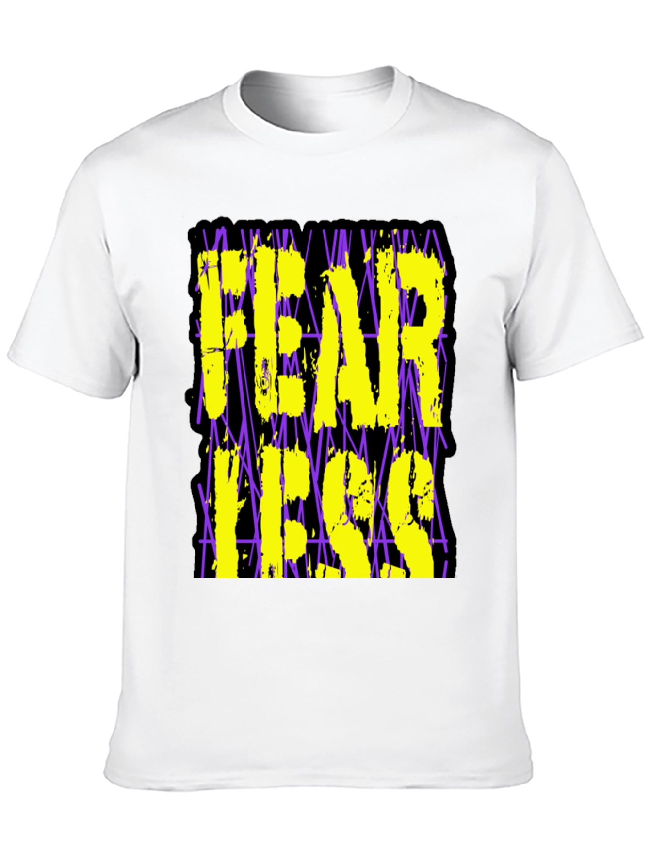 Fearless Graphic Print Black T-Shirt