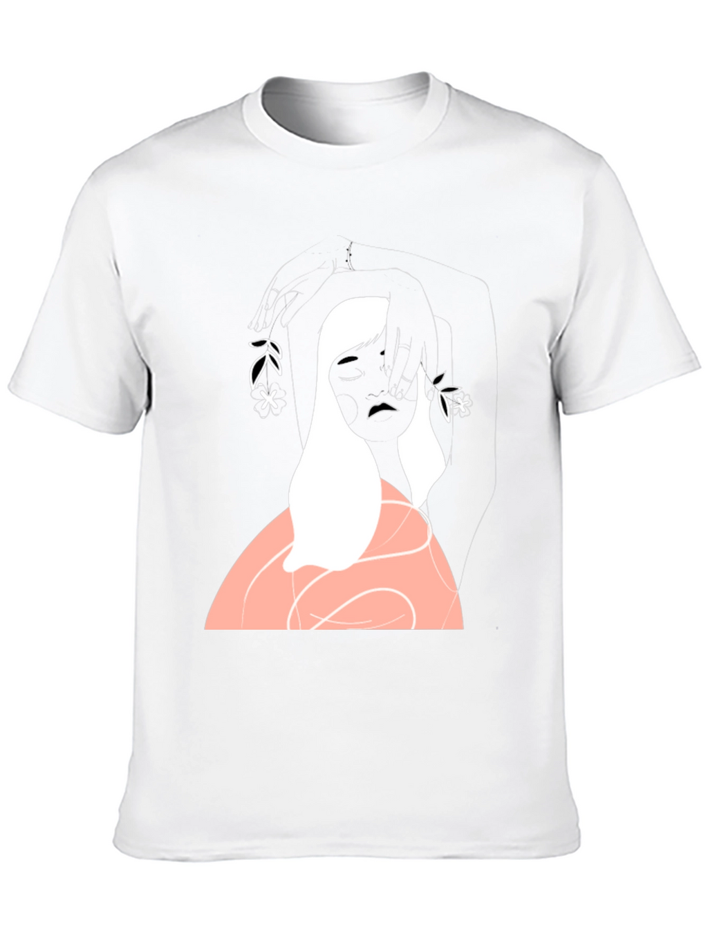 Artistic Graphic Print T-Shirt - Unique Design