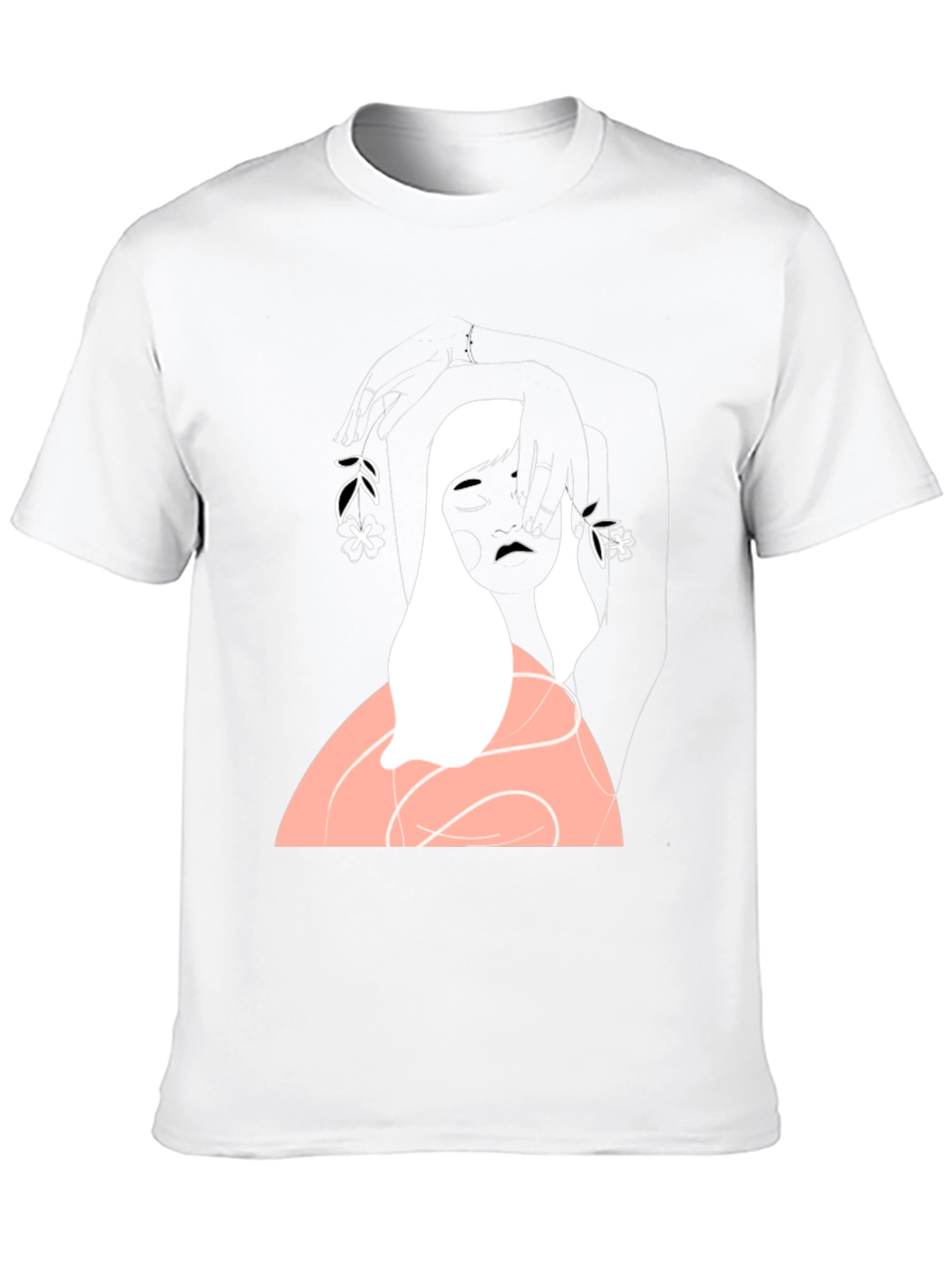 Artistic Graphic Print T-Shirt - Unique Design