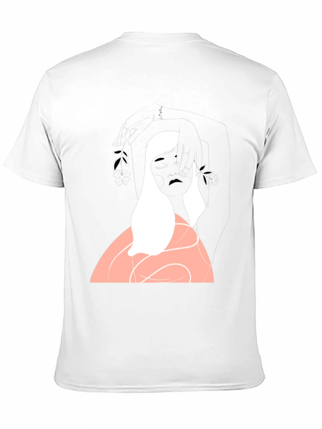 Artistic Graphic Print T-Shirt - Unique Design