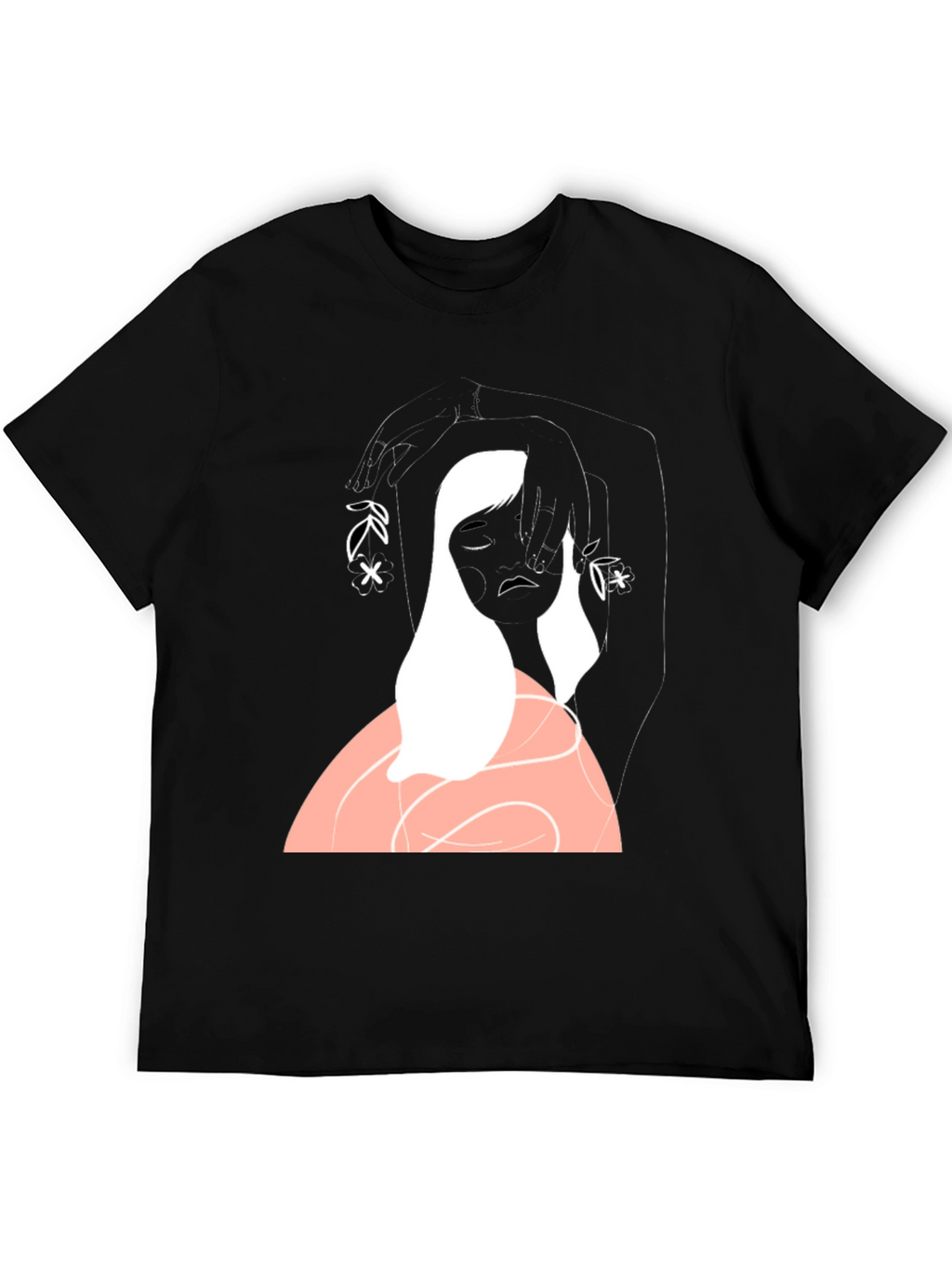 Artistic Graphic Print T-Shirt - Unique Design