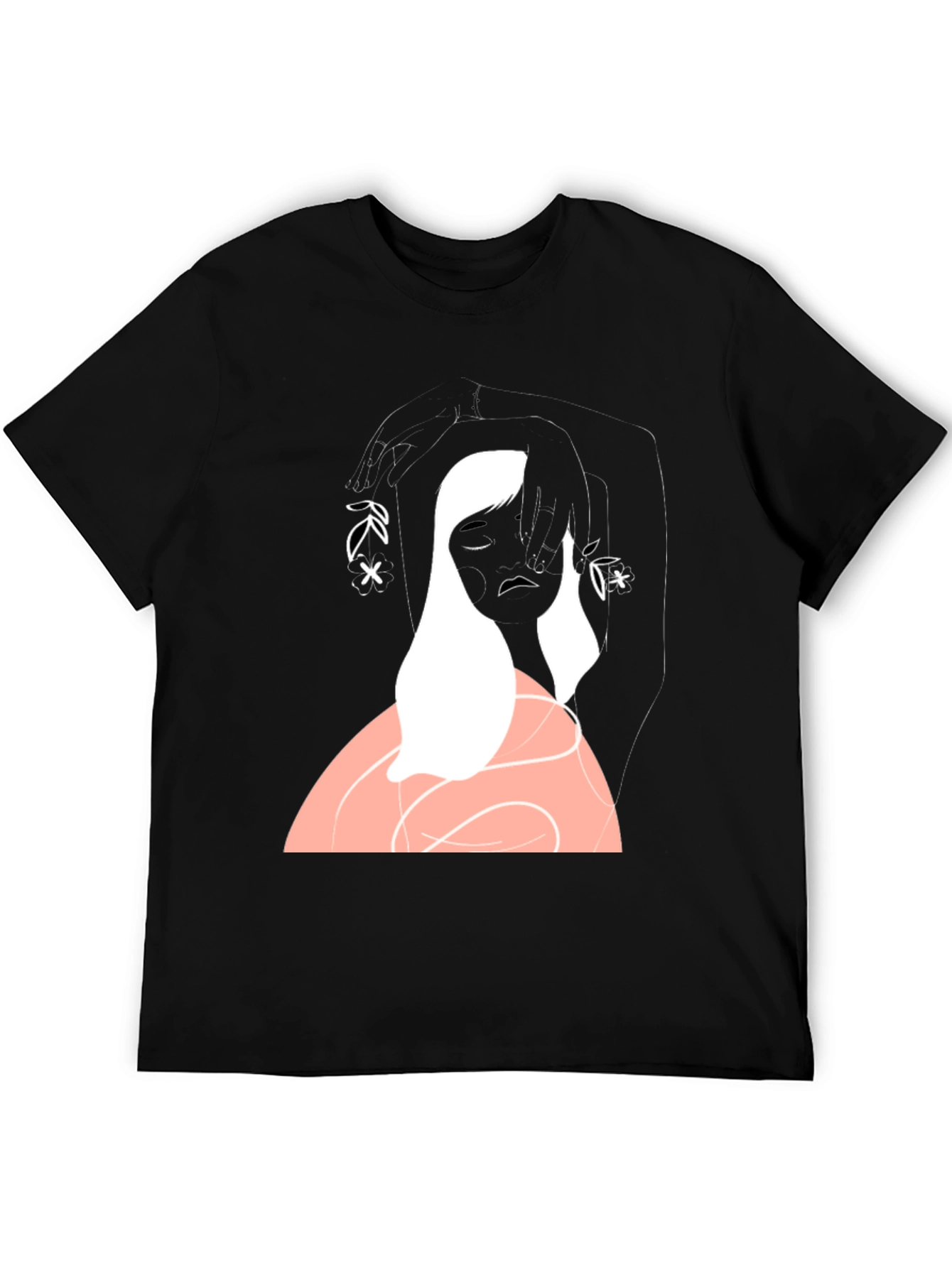 Artistic Graphic Print T-Shirt - Unique Design