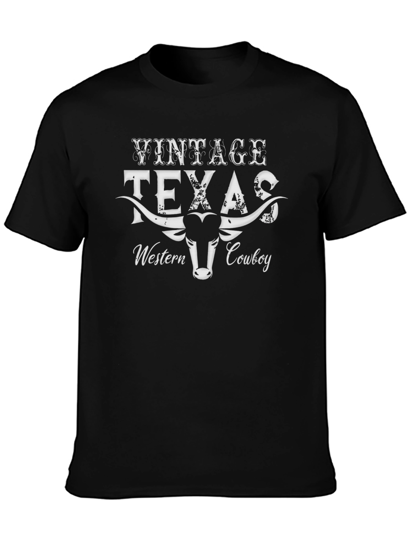 Vintage Texas Cowboy Graphic Tee