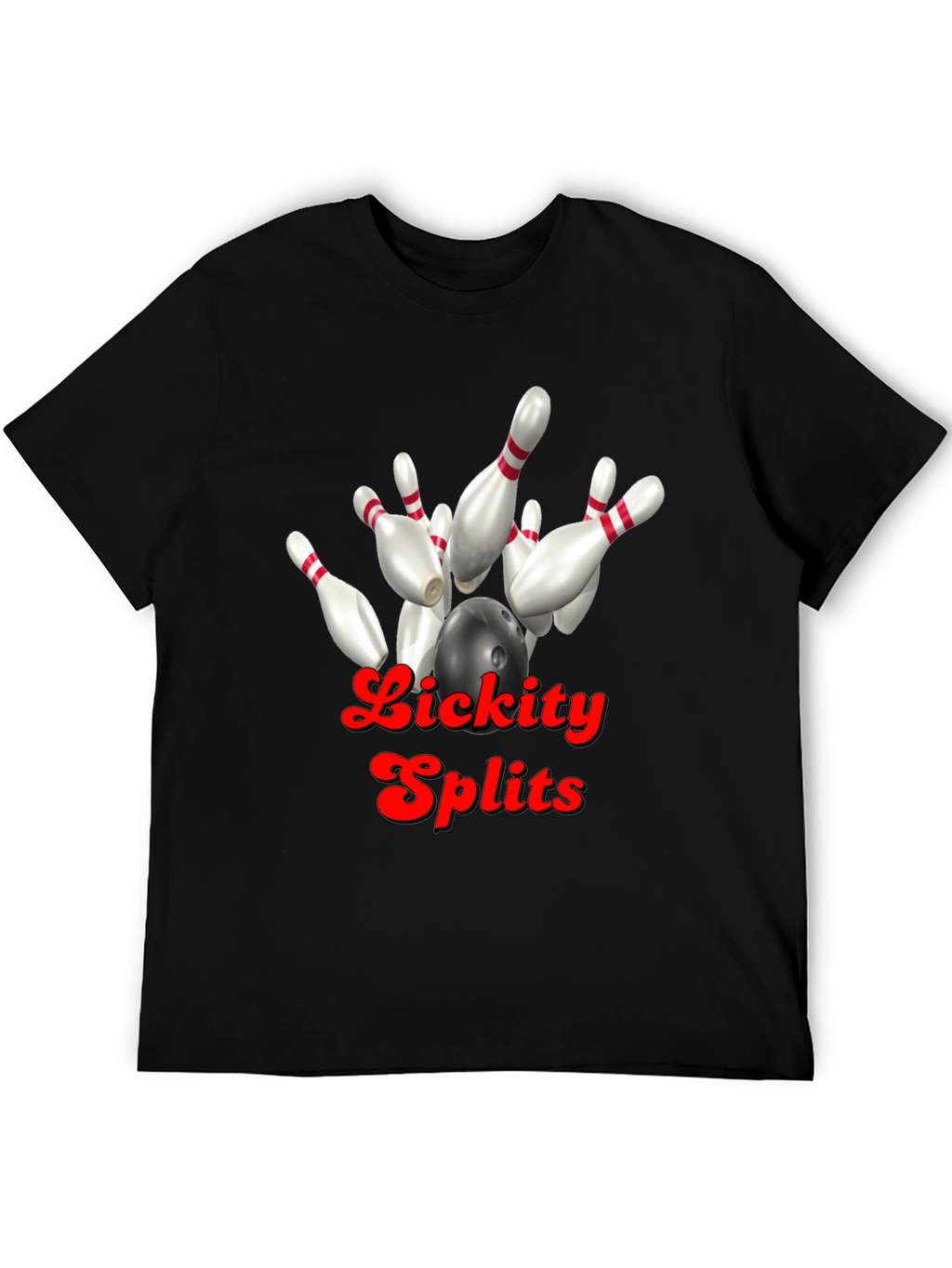 Lickity Splits Bowling Strike T-Shirt