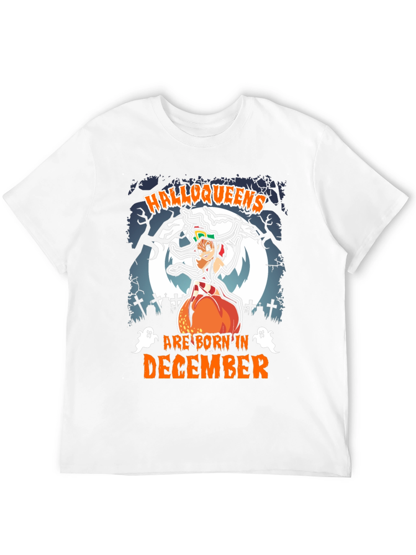 Halloqueens Born in December T-Shirt
