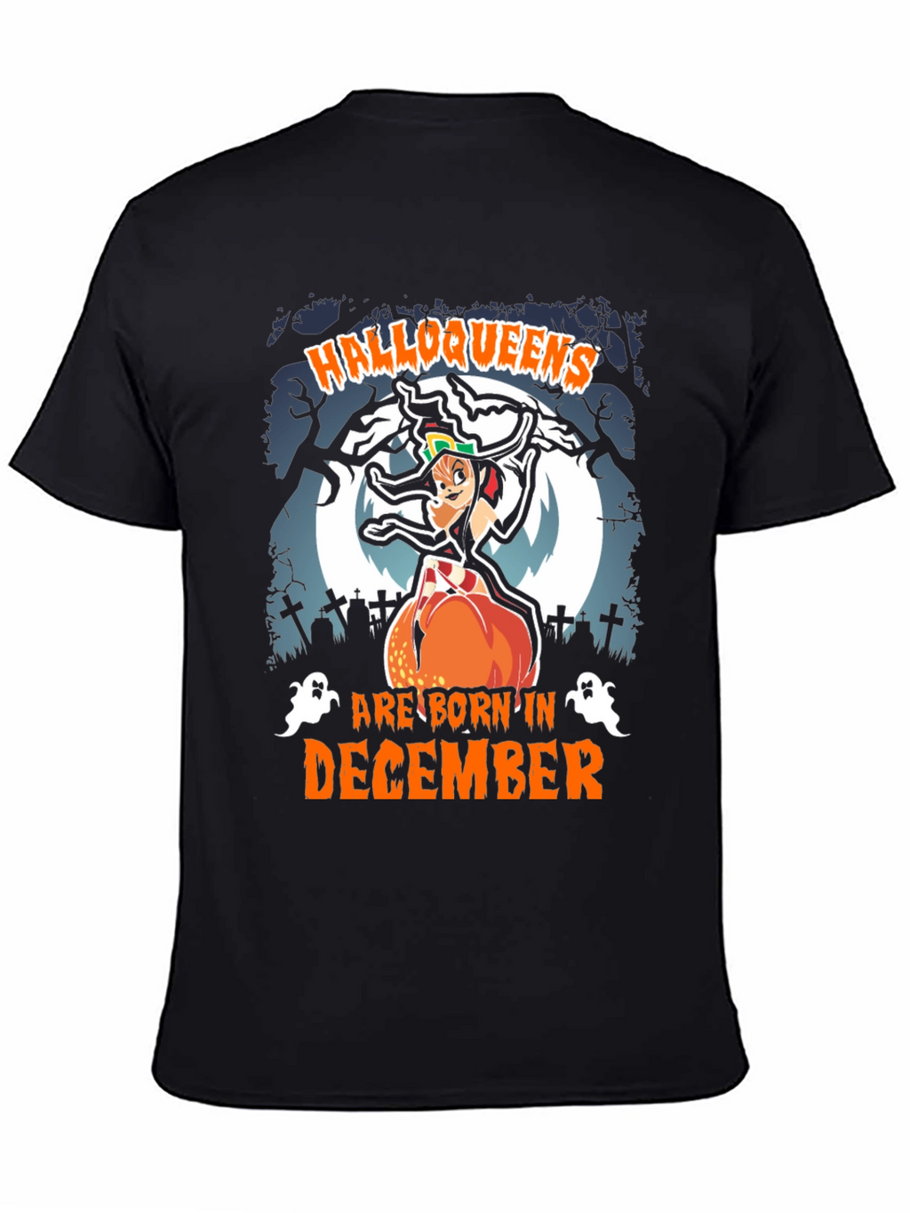 Halloqueens Born in December T-Shirt