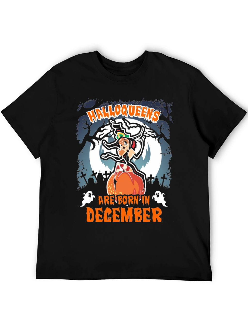 Halloqueens Born in December T-Shirt