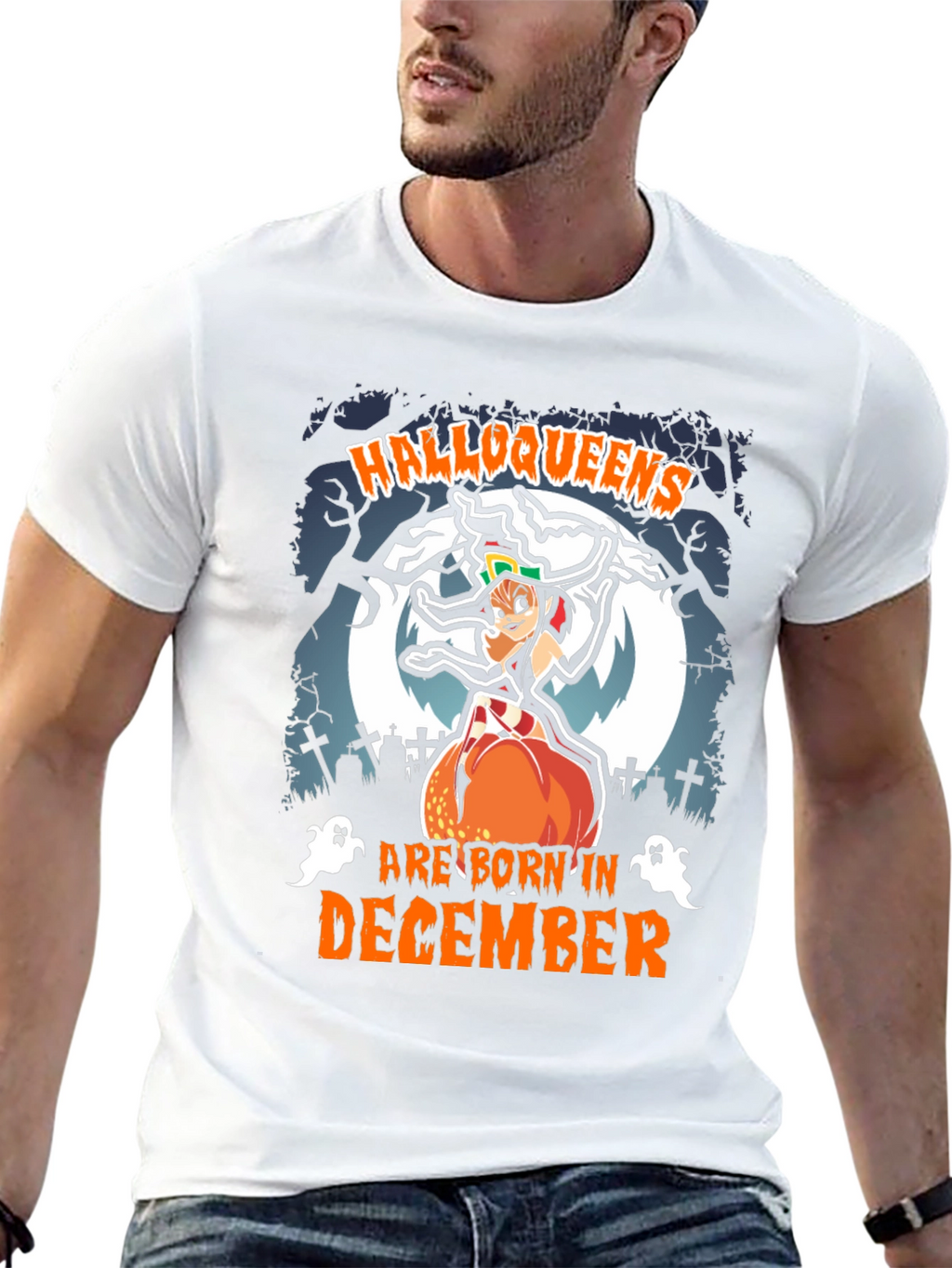 Halloqueens Born in December T-Shirt