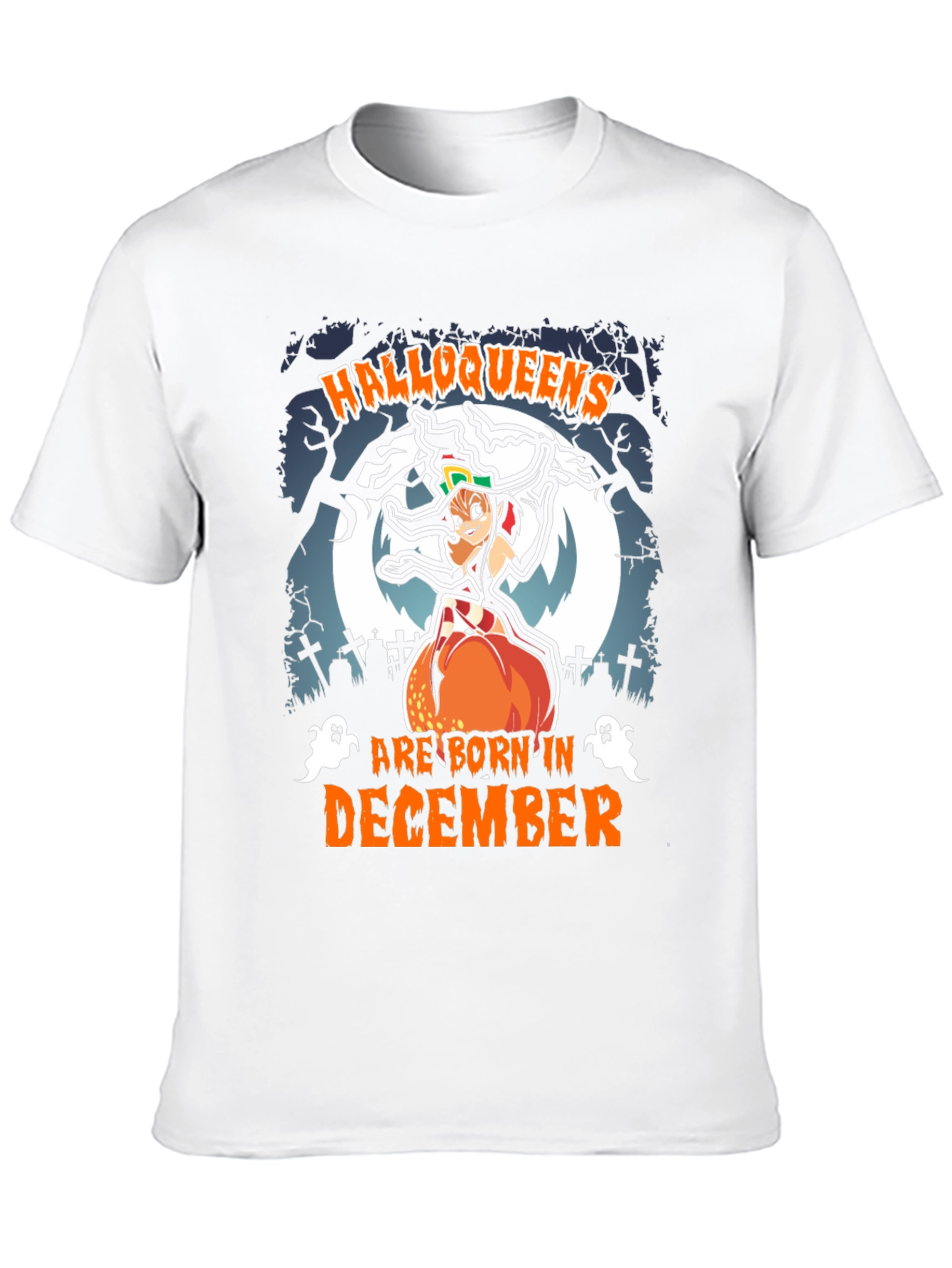 Halloqueens Born in December T-Shirt