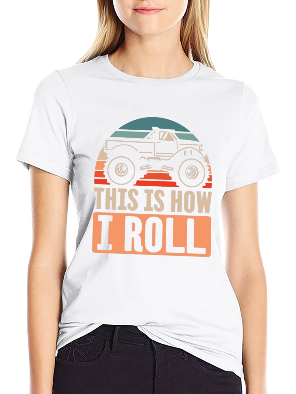 This Is How I Roll Monster Truck Graphic Tee