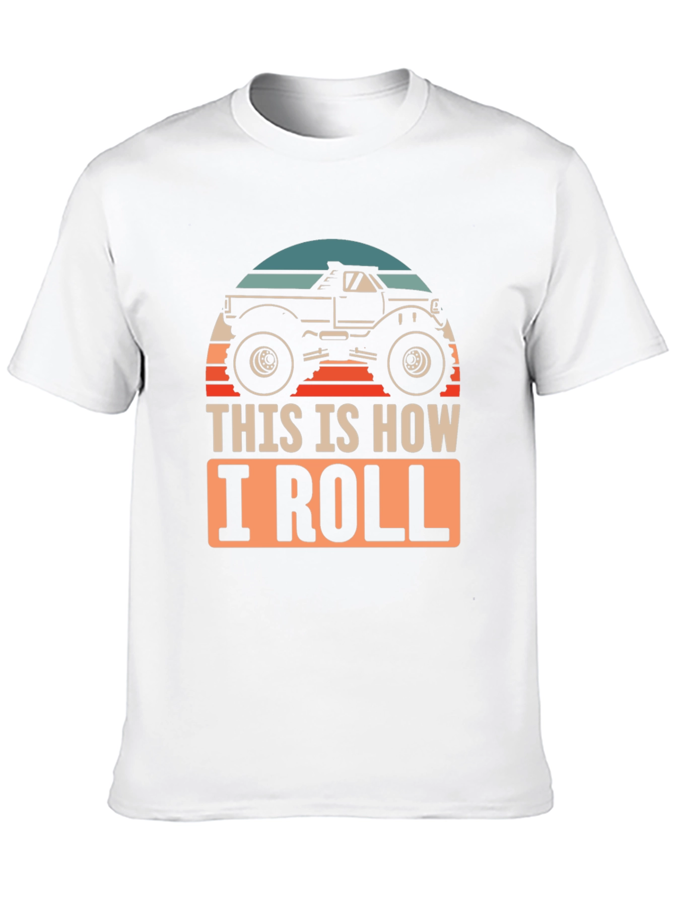 This Is How I Roll Monster Truck Graphic Tee