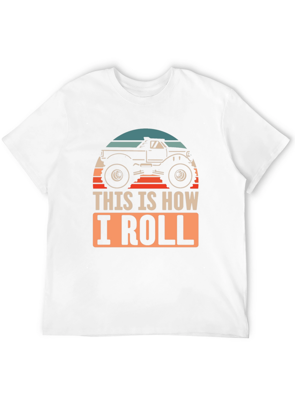 This Is How I Roll Monster Truck Graphic Tee