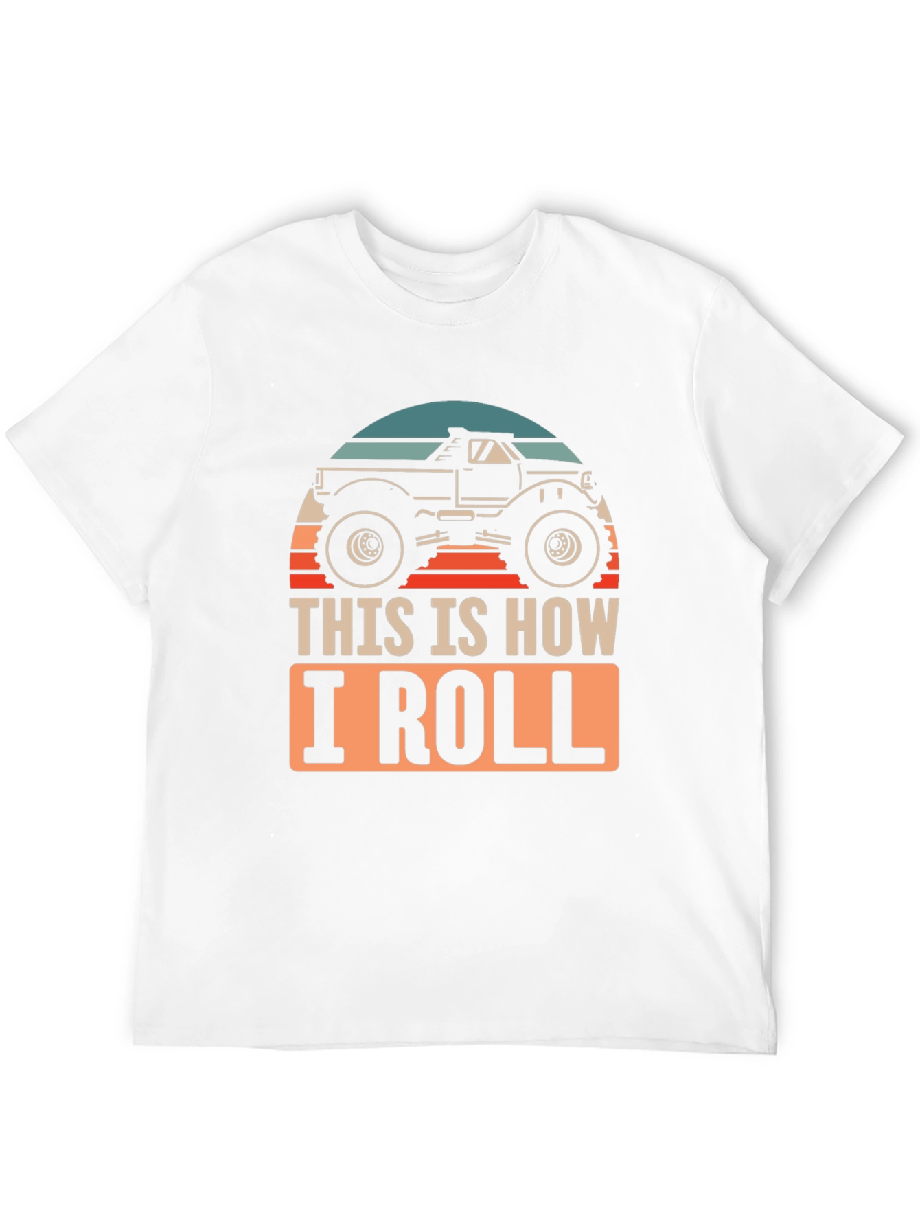 This Is How I Roll Monster Truck Graphic Tee