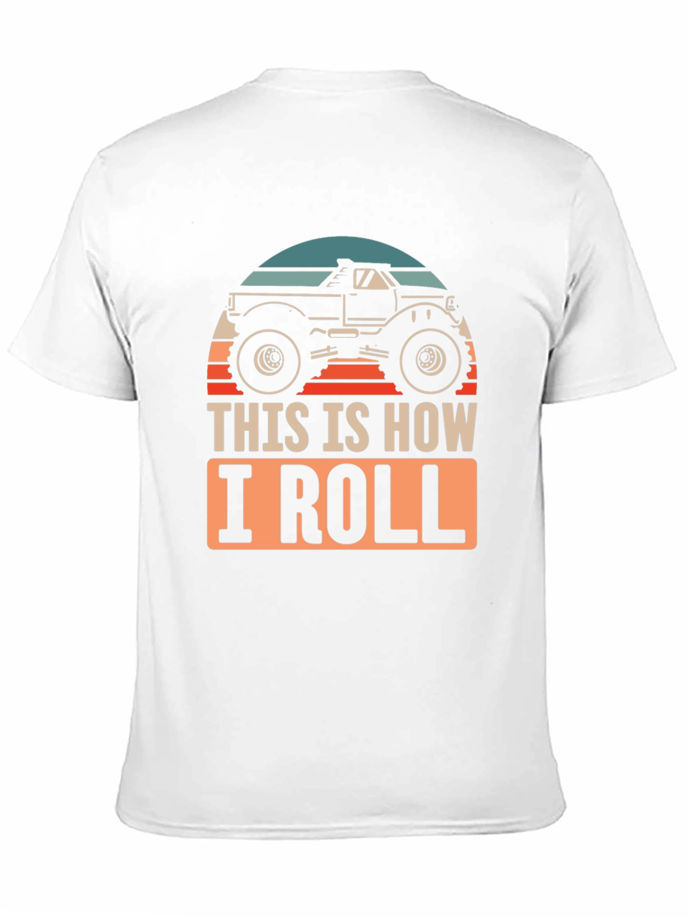 This Is How I Roll Monster Truck Graphic Tee